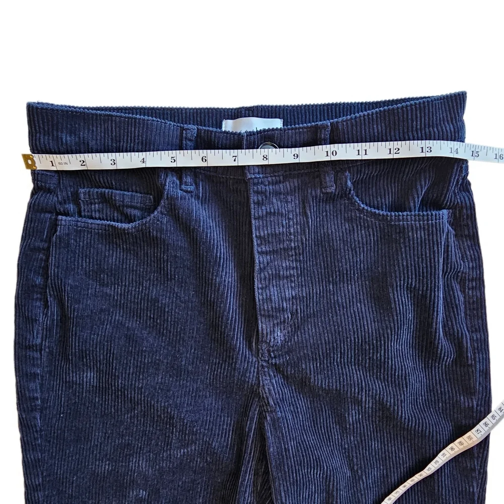 LOFT Women's Navy Syraight Corduroy Pants - Picture 8 of 12